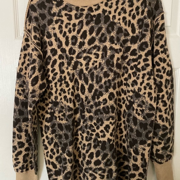 COPY - Spiritual Gangster Cheetah sweater dress - Picture 2 of 3